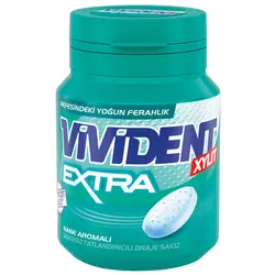 آدامس Vivident Extra (ویویدنت اکسترا) نعنایی 66 گرمVivident Extra Chewing Gum Mint 66gr