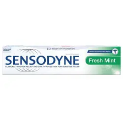 خمیردندان Sensodyne (سنسوداین) نعنایی ۱۰۰ گرمSensodyne Toothpaste Fresh Mint 100gr