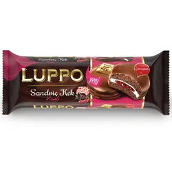 کیک ساندویچی Luppo (لوپو) آلبالویی 184 گرمLuppo Sandwich Cake Cherry 184gr