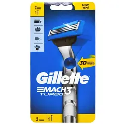 تیغ Gillette Mach3 (ژیلت مچ تری) توربو با 2 سری