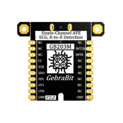 ماژول بیوپتانسیل و ضربان قلب GebraBit MAX30003