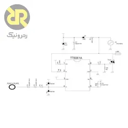 آی سی دیمر لمسی TT6061A