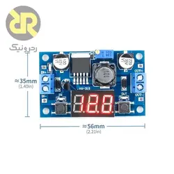 ماژول کاهنده ولتاژ LM2596 همراه با نمایشگر