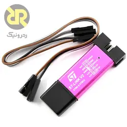 مینی پروگرامر STM8 و STM32 مدل ST-LINK V2