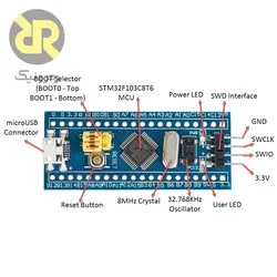 برد STM32F103C8T6 Blue Pill