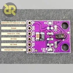 ماژول سنسور تشخیص اشاره، مجاورت و رنگ GY-9960-3.3