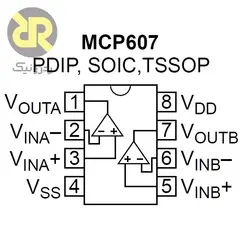 آی سی تقویت کننده عملیاتی MCP607-I/SN