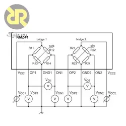 سنسور مغناطیس سنج دو محوره KMZ41