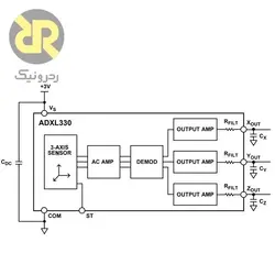 سنسور شتاب سنج آنالوگ ADXL330