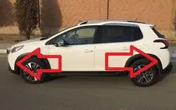 فلاپ روی سپر پژو 2008