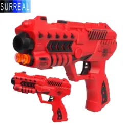 تفنگ نرف مرد عنکبوتی دوکاره تیر ژله ای مدل Marvel کد 1-237