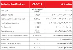جت هیتر 60 هزار دودکشدار گازی البرز