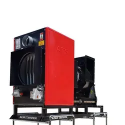 هیتر گازی کانالی صنعتی آذر تهویه مدل SD-A650Azar Industrial Duct Gas Heater Model SD-A650