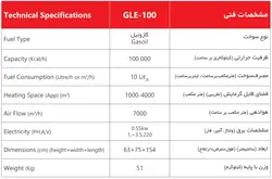 جت هیتر 100 هزار گازوئیلی البرز بدنه استیل