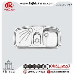سینک ظرفشویی پرنیان استیل مدل 1206 توکار