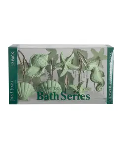 بسته 12 عددی آویز دستمال و حوله طرح دریایی جی اند اس هوم