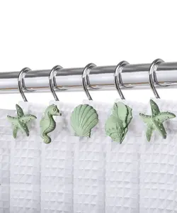 بسته 12 عددی آویز دستمال و حوله طرح دریایی جی اند اس هوم