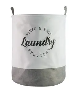 سبد پارچه ای گرد طرح نوشته