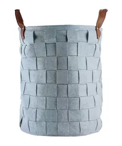 سبد نمدی طرح بافت