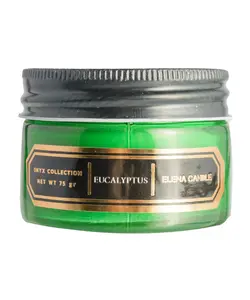 شمع شیشه ای با رایحه اکالیپتوس النا