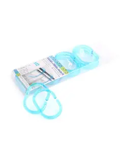 بسته 12 عددی حلقه پرده حمام تندنس