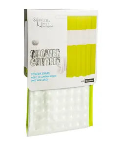 پرده حمام پانچی دو رنگ 200*180 سانیتری