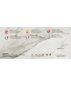 پرده حمام پانچی دو رنگ 200*180 سانیتری