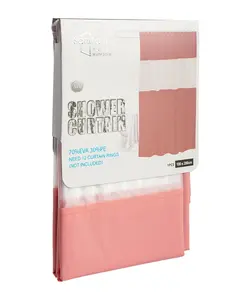 پرده حمام پانچی دو رنگ 200*180 سانیتری