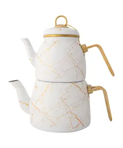 ست کتری و قوری طرح ماربل پاچی