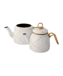 ست کتری و قوری طرح ماربل پاچی