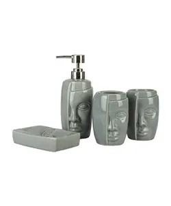 ست سرویس بهداشتی 4 پارچه طرح نیم رخ ارو