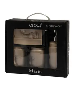 ست سرویس بهداشتی 4 پارچه طرح نیم رخ ارو