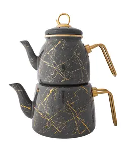 ست کتری و قوری طرح ماربل پاچی