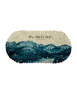 زیرپایی حمام 69*35 طرح آلپ سانیتری