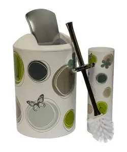 ست سرویس بهداشتی 6 پارچه طرح گل سانیتری