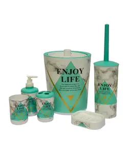 ست سرویس بهداشتی 6 پارچه طرح مرمر سانیتری