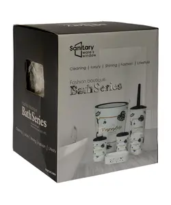 ست سرویس بهداشتی 6 پارچه طرح مرمر سانیتری