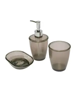 ست سرویس بهداشتی 3 پارچه تک رنگ سانیتری