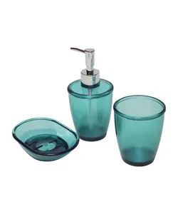 ست سرویس بهداشتی 3 پارچه تک رنگ سانیتری