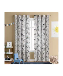 پرده پانچی کیدز طرح ملوان 260*150 روزان