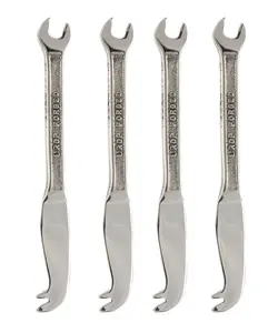 بسته 4 عددی کارد پنیر طرح آچار آبکاری نقره کالینری کانسپتس