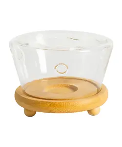 پایه وارمر پیرکس با زیره بامبو