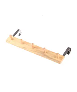 چوب لباسی ۵ تایی چوبی مخصوص درب