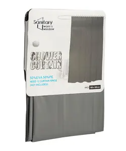 پرده حمام پانچی 180*180 سانیتری