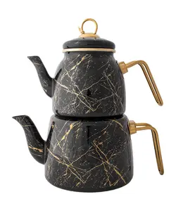 ست کتری و قوری طرح ماربل پاچی