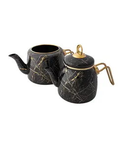 ست کتری و قوری طرح ماربل پاچی