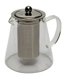 قوری پیرکس استوانه ای بزرگ 950 میل شفاف