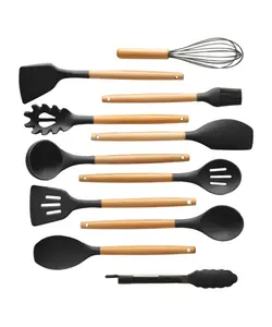 ست 12 پارچه ابزار آشپزی سیلیکونی