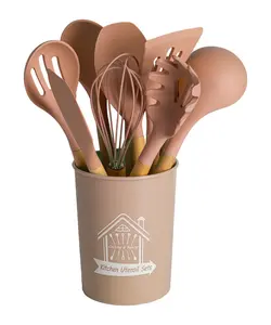 ست 12 پارچه ابزار آشپزی سیلیکونی