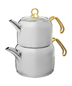 کتری و قوری استیل آجار